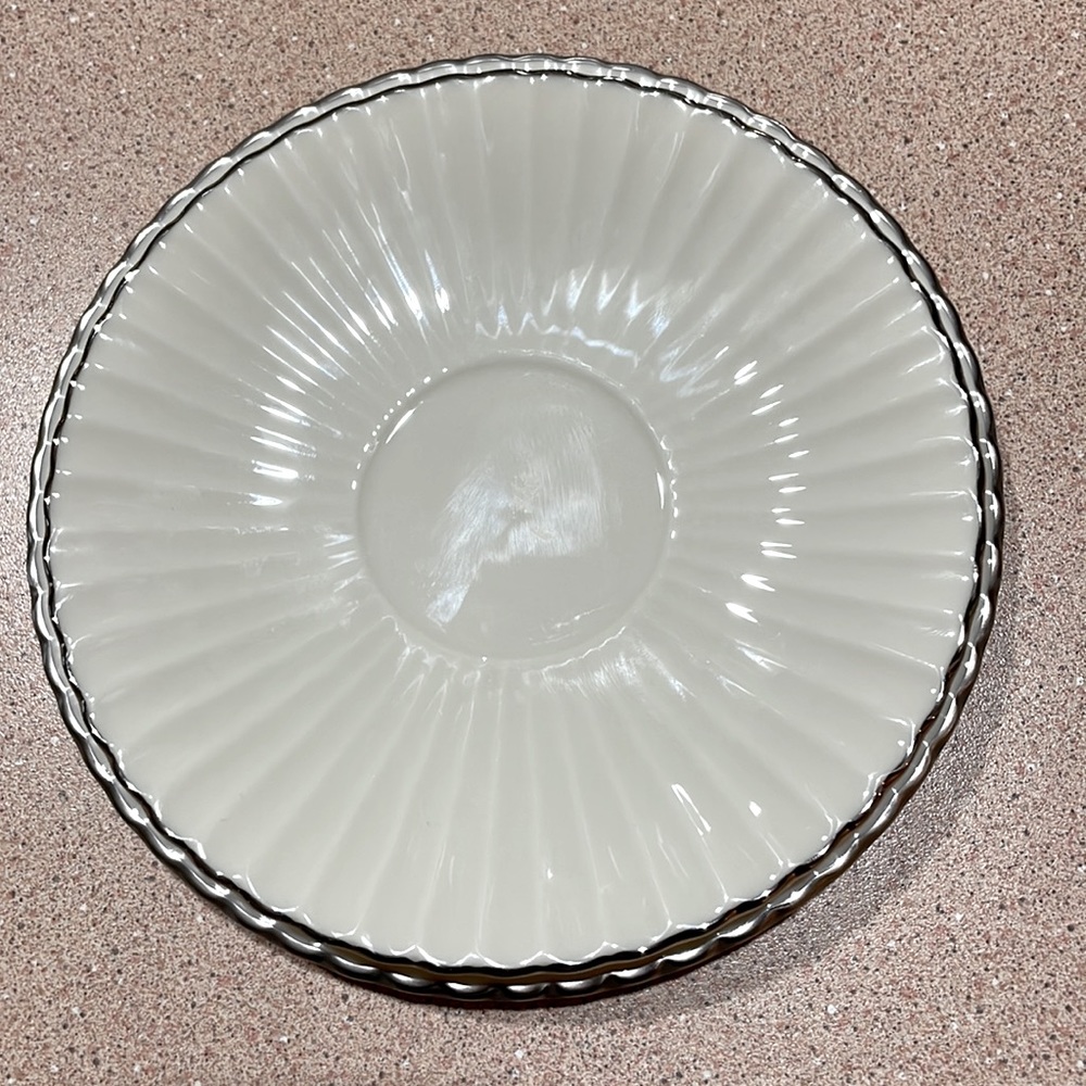 Set Of 2 Lenox Plates Jewelry Holder